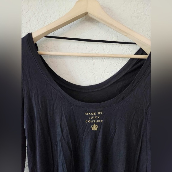 Juicy Couture Women's House of Juicy Black Tee Size Large - Picture 4 of 7